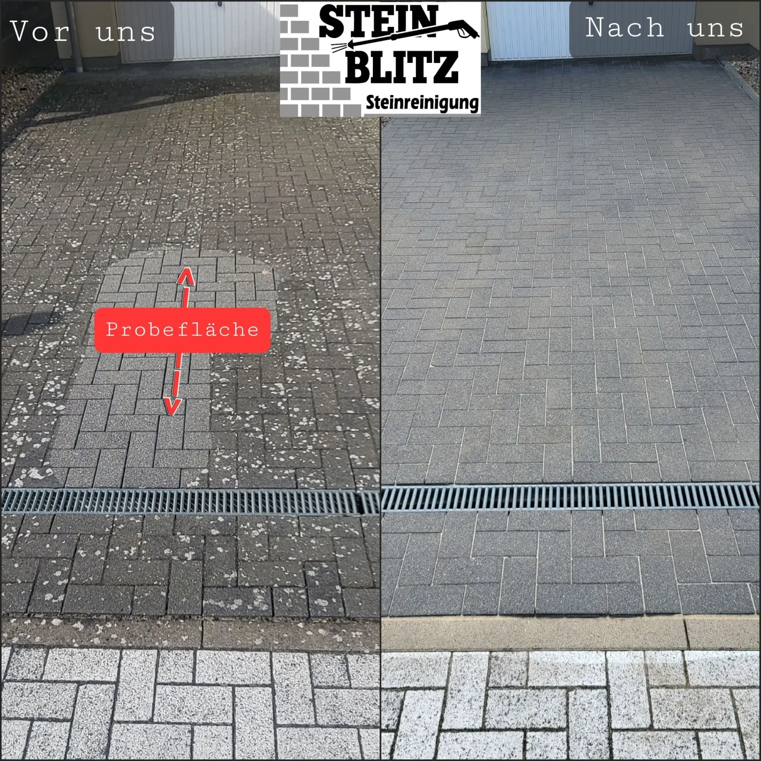 Gehweg Steinblitz Trettin