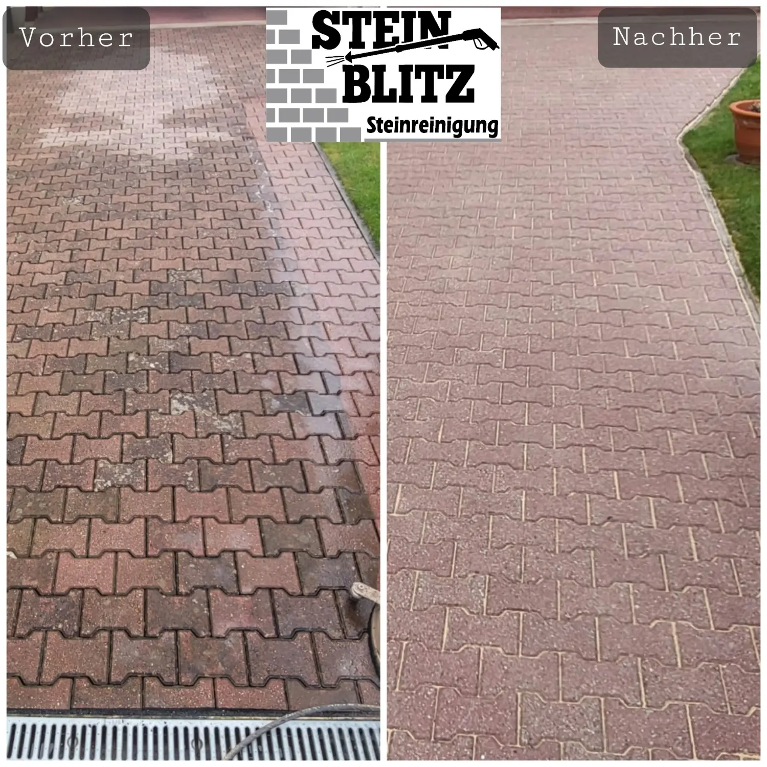 Gehweg Steinblitz Trettin