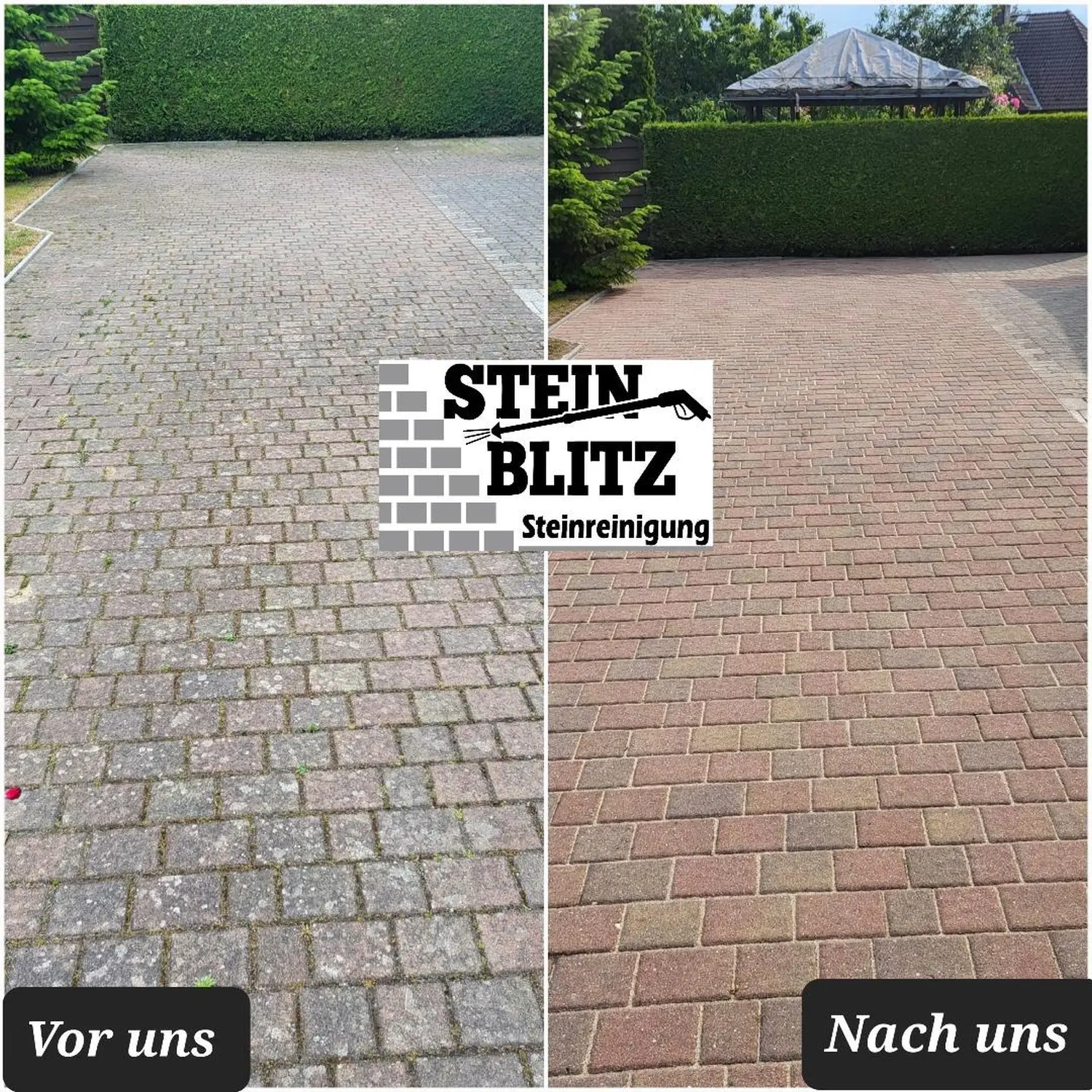 Gehweg Steinblitz Trettin